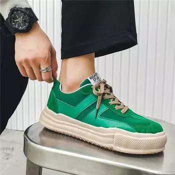 Весенние новые мужские модные туфли на толстой подошве, мужская нишевая уличная повседневная обувь для мужчин 39