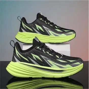 Весенние новые нескользящие дышащие повседневные мужские кроссовки в тон, увеличивающие воздухопроницаемость, спортивные кроссовки для бега D444 39 красный