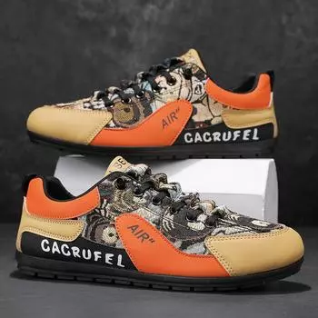 Весенние новые туфли Doudou, мужские низкие трендовые корейские туфли с одной педалью, повседневные туфли для скейтбординга, молодежные дышащие модные туфли 39