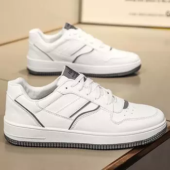 Весенние новые универсальные белые туфли качественные мужские туфли мужские повседневные кроссовки модные низкие туфли трансграничные 39