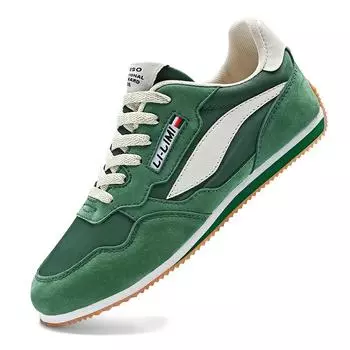 Весенние новые зеленые повседневные уличные мужские кроссовки, дышащие прогулочные кроссовки для мужчин, оригинальная теннисная модная мужская спортивная обувь 39 чёрный