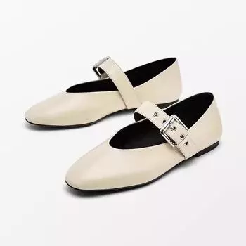 Весенние новые женские повседневные туфли на плоской подошве из мягкой овчины Туфли Мэри Джейн Балетки Одиночные туфли 35