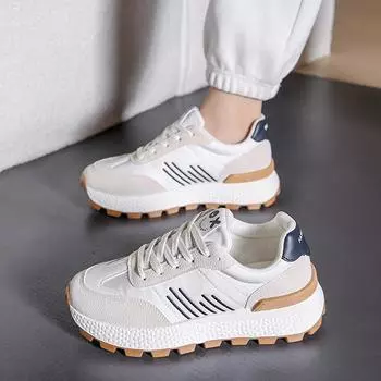 Весенние новые женские туфли однотонные новые весенние уличные нескользящие удобные прогулочные женские туфли Zapatillas De Mujer 35