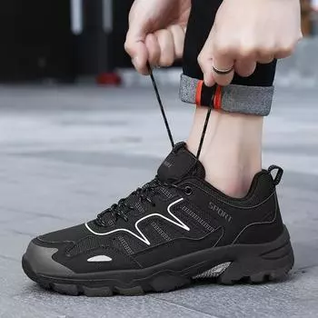 Весенние походные туфли Мужская и женская спортивная обувь для активного отдыха Пара кроссовок для бега по бездорожью Походная обувь 36 серый