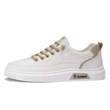 Весенние простые мужские туфли Мужские универсальные низкие белые туфли Повседневная обувь Спортивная обувь для сноуборда Обувь больших размеров 39