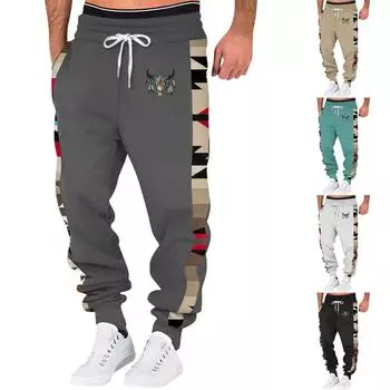 Весенние спортивные брюки для фитнеса мужские свободные повседневные спортивные штаны из хлопка XL белый
