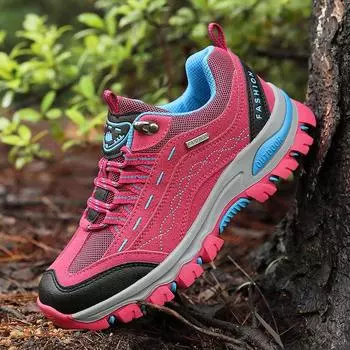 Весенние спортивные кроссовки для бега женские на открытом воздухе осенние кроссовки для отдыха на природе женские нескользящие походные кроссовки Zapatos De Mujer 35 фиолетовый