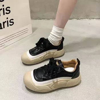 Весенние теннисные туфли для женщин, трендовая мода, кроссовки с круглым носком, женская дышащая повседневная обувь, спортивная обувь Zapatos Mujer 35