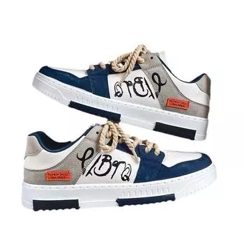 Весенние трендовые низкие мужские туфли с обувью Student Board Shoes Network Red Light Sports Casual Shoes 39