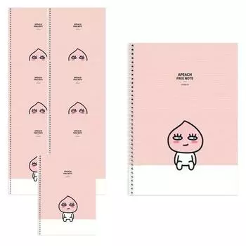 Весенние тренировочные наборы Kakao Friends, Apeach, 8 шт., Лучший персонаж Кореи