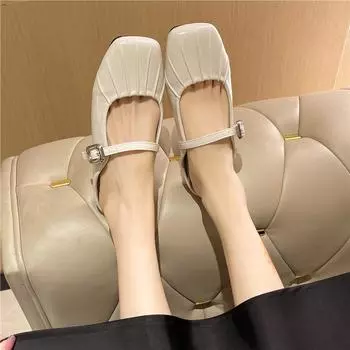 Весенние туфли на высоком каблуке с искусственной лакированной отделкой и ремешками, модные женские туфли-лодочки с открытой пяткой Mary Jane Lovey с квадратным носком 41 серебряный