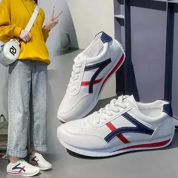 Весенние женские модные и повседневные уличные дышащие кроссовки на мягкой подошве 40 синий