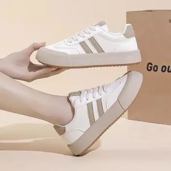 Весенние женские новые маленькие белые туфли женская обувь модная студенческая обувь для занятий бордовым спортом 35