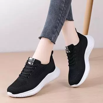 Весенние женские новые удобные теннисные туфли на плоской подошве со шнуровкой из сетки, легкие, мягкие, для путешествий, женские повседневные туфли Mujer 35 красный