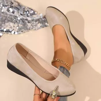 Весенние женские туфли на плоской подошве, новые туфли-лодочки с острым носком, конфетные цвета, туфли-лодочки на плоской подошве, женские балетки из флока, удобные кроссовки для женщин 36