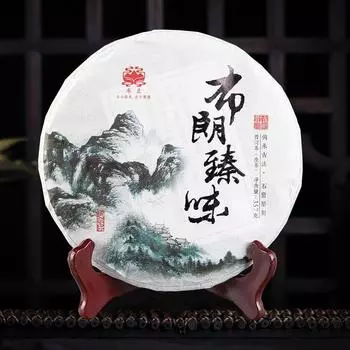 Весенний чай 2017 года Шен Пуэр Бу Лан Чжэнь Вэй Сырой чай Пуэр 357 г 357g