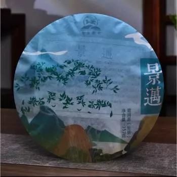 Весенний чай JingmaiTea Сырой чай Jingmai Mountain Raw Пуэр Чайный торт 357g/12.59oz