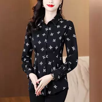 Весенний дизайн, уникальный, обтягивающий талию и простой топ для похудения с воротником-поло Niche S чёрный