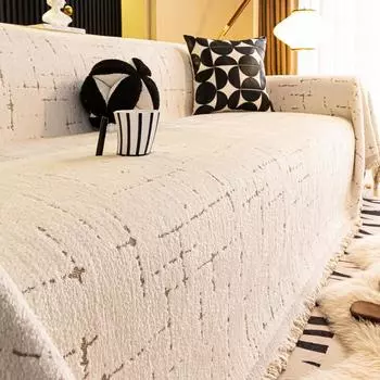 Весенний флисовый чехол для дивана для пикника на природе Funda Sofa Белые чехлы для диванов Коврики Пледы 180x130