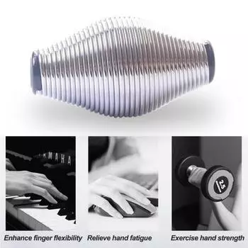 Весенний мяч для сжимания рук, силовой тренажер, легкий портативный мяч для снятия стресса, терапия пальцами рук, сжимающий мяч серебряный