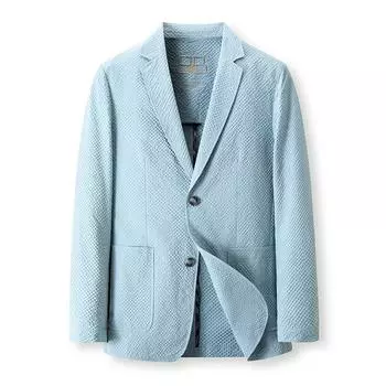 Весенний новый модный повседневный однотонный костюм в корейском стиле для молодых и средних мужчин, универсальный внешний костюм M