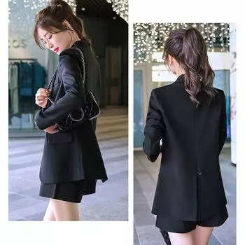 Весенний пиджак: Шикарная и универсальная мода для женщин L хаки