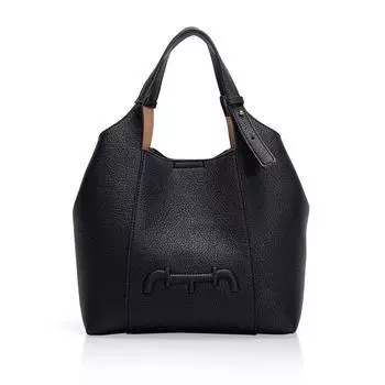 Весенний простой однотонный дизайн, женская мода, большая вместимость, изысканная, нишевая и универсальная ручная сумка-ведро 21*14*24cm красный