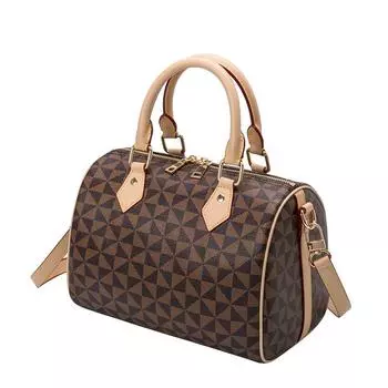 Весенний шик Простая удобная в носке сумка-подушка Boston Printed Girl Tote Commuter Crossbody на одно плечо