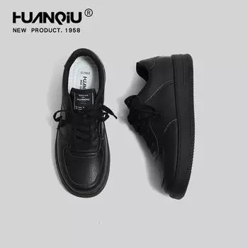 Весенний тренд 2023 года: Белые повседневные кроссовки Global Men s - Air Force Style 40 чёрный