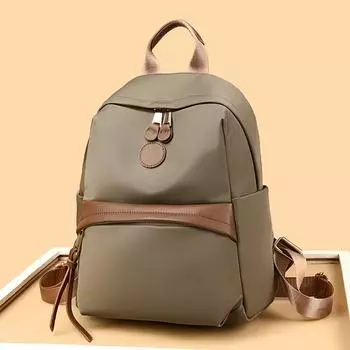 Весенний универсальный рюкзак. Легкий ретро-рюкзак большой вместимости для поездок на работу. чёрный