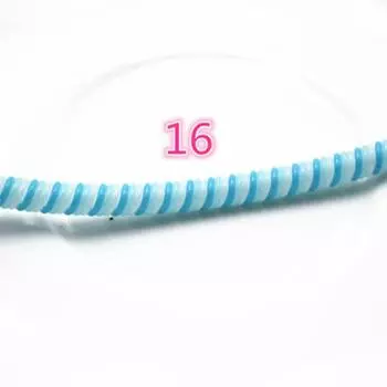 Весенний USB-кабель для зарядки и синхронизации, линия передачи данных, пружинная защита, 1 шт., аксессуары для телефонов, защитная крышка, ювелирные изделия 16