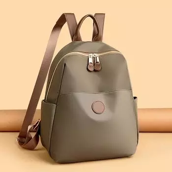 Весенний женский легкий рюкзак для поездок на работу и путешествий. Универсальный повседневный и модный рюкзак. чёрный