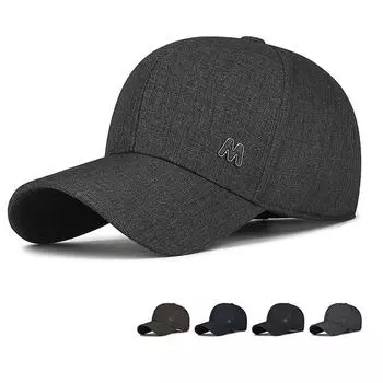 Весенняя деловая кепка для мужчин среднего возраста для отцов, бейсбольная кепка с защитой от солнца темно-синий