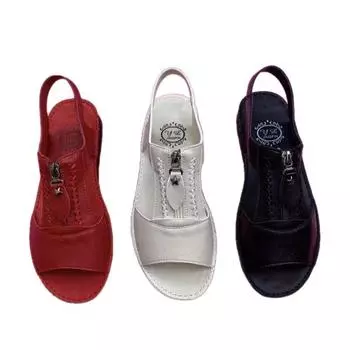 Весенняя и летняя обувь больших размеров с круглым носком и толстой подошвой, легкие и удобные сандалии с мягкой подошвой, повседневная женская обувь 35 чёрный