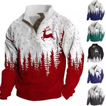 Весенняя и мужская толстовка с воротником-стойкой — это повседневные свитера для активного отдыха, топы XL чёрный