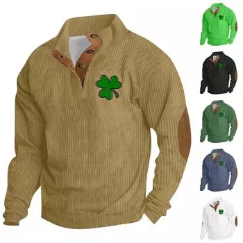 Весенняя и мужская толстовка с воротником-стойкой — это повседневные свитера для активного отдыха, топы XXXXXL коричневый