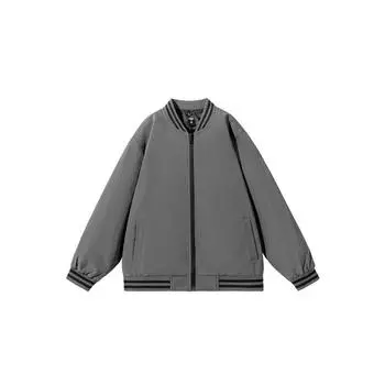 Весенняя и осенняя мужская куртка, быстросохнущая куртка для активного отдыха, свободная ветрозащитная повседневная тонкая куртка M серый