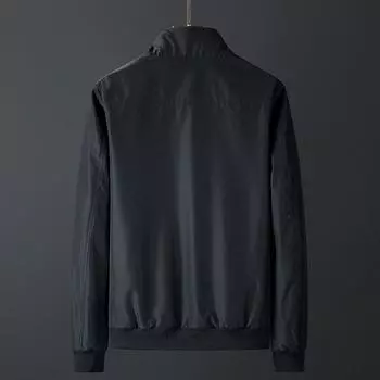 Весенняя и осенняя мужская куртка корейская версия модного повседневного топа осенняя свободная бейсбольная куртка мужская одежда M синий