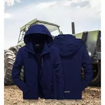 Весенняя и осенняя новая куртка мужская средней длины быстросохнущая эластичная повседневная молодежная весенняя куртка мужская тонкая L