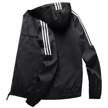 Весенняя куртка с капюшоном Мужская верхняя одежда на молнии Мужские куртки-бомберы Повседневное пальто Мужская спортивная одежда Верх среднего возраста Мужской Slim Fit Брендовая мужская одежда XXXL серый