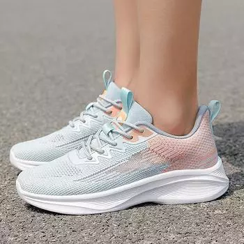 Весенняя легкая обувь с мягкой подошвой для спорта и отдыха на открытом воздухе, женская обувь, сетчатая дышащая и удобная обувь для бега 36
