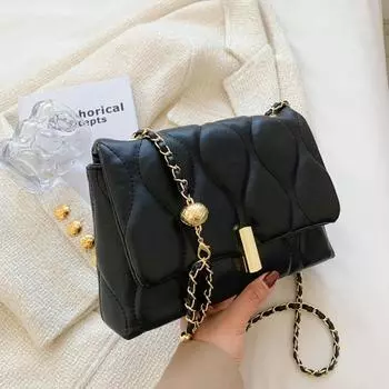 Весенняя мода маленькие квадратные сумки для женщин мягкая кожаная сумка с клапаном на одно плечо женские сумки для поездок на работу кошельки
