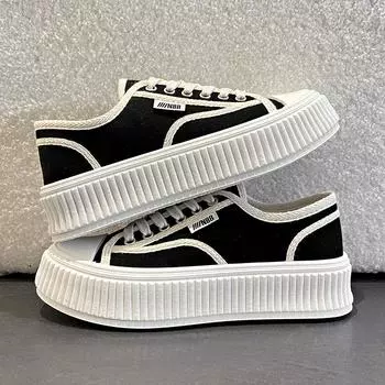 Весенняя модная женская обувь в новом стиле, повседневная удобная износостойкая элегантная универсальная женская спортивная обувь на шнуровке 36