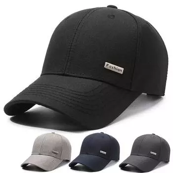 Весенняя мужская бейсболка, уличная шляпа от солнца для среднего и пожилого возраста, кепка Snapback, шляпа с солнцезащитным козырьком, шляпа для рыбалки, козырек чёрный
