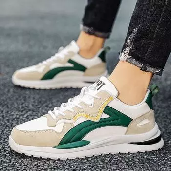 Весенняя мужская обувь Дышащая обувь Мужская модная спортивная обувь Повседневная обувь для бега Daddy Shoes 39