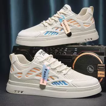 Весенняя мужская обувь, модные сочетающиеся маленькие белые туфли, мужская повседневная кожаная обувь, летние спортивные белые туфли, модная обувь 39