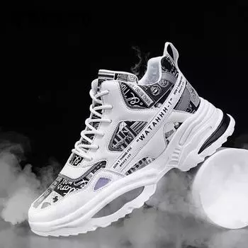 Весенняя мужская обувь, модные универсальные кроссовки в корейском стиле, кроссовки для спорта и отдыха для мальчиков 39