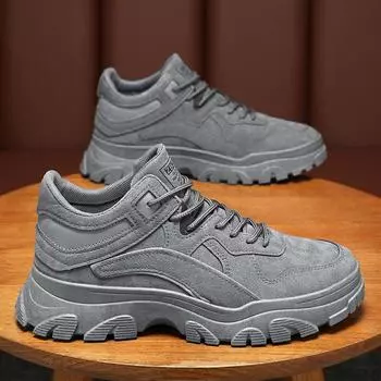 Весенняя мужская обувь, новая рабочая страховая обувь, мужская трендовая универсальная нескользящая износостойкая обувь для строительных работ, повседневная обувь для доски 39