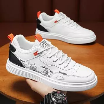 Весенняя мужская обувь, новые дышащие белые туфли, мужские студенческие трендовые универсальные низкие спортивные туфли, повседневные туфли для серфинга, модная обувь 39