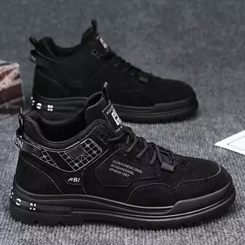 Весенняя мужская обувь, новые дышащие высокие рабочие туфли, мужская трендовая универсальная нескользящая спортивная и любительская обувь для сноуборда, обувь для страхования труда 39